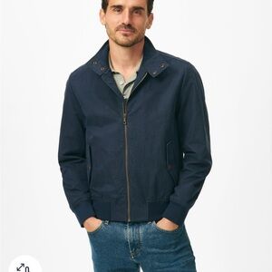 Brooks Brothers Harrington Jacket in Cotton Blend Size L Olive Green color